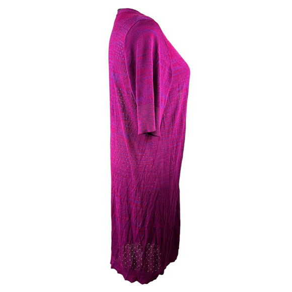 Torrid Space Dye Duster V-Neck Button Front Sweater Long Cardigan Plus Size 3 3X - Picture 8 of 12